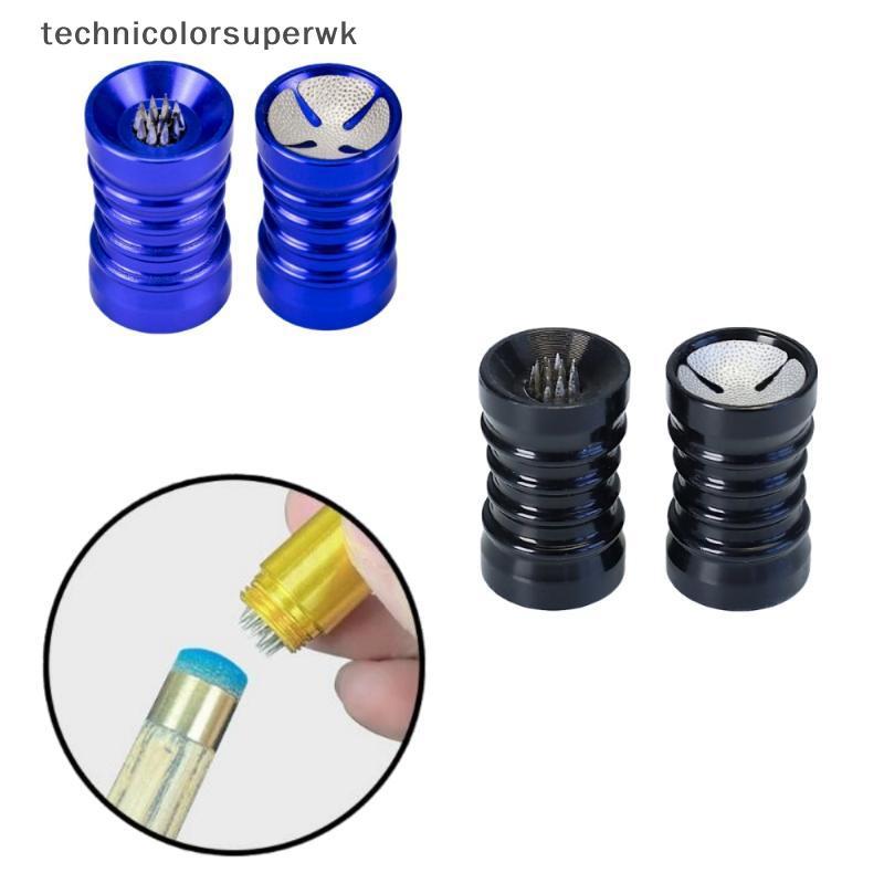Tswk 1 ชิ้น Multi Functional Shaper Tapper 2in1 บิลเลียด Cue Tip เครื่องมือทนทานอลูมิเนียม Blue Gold สีแดง Perfect Cue Performance Jelly