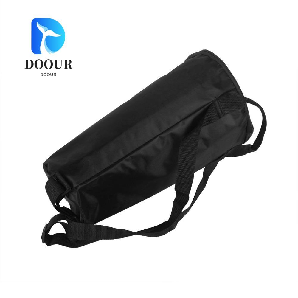DOOURPH Djembe Drum Bag,ผ้าสีดําสีกลองพกพา,แบบพกพา 8 นิ้วขนาดกลองกระเป๋าเป้สะพายหลังสําหรับDjembe Dr
