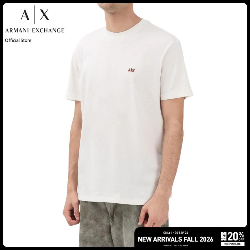 Armani Exchange เสื้อยืดผู้ชาย รุ่น XM001568-AF10358-U1074 สีขาว