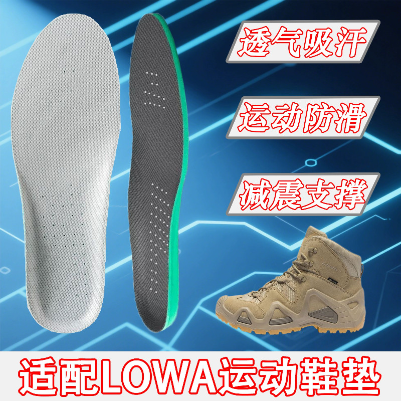 เหมาะสําหรับ lowa Backwalker Insole ZEPHYR ผู้ชายผู้หญิง Breathable Shock Absorption MK2 Gtx กลางแจ้