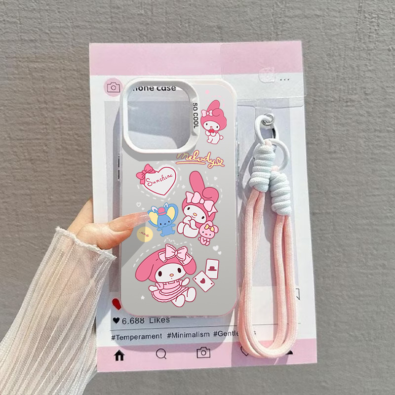 เคสไอโฟน My Melody น่ารักสําหรับ XR,XSMax,IP16,IP15,IP13,IP17,IP14,IP12,IP11,XS