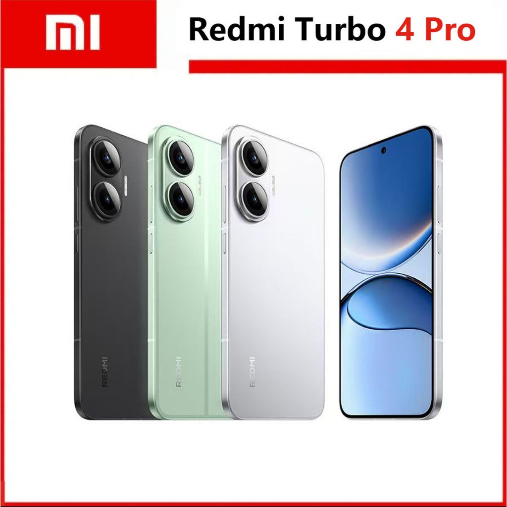 Xiaomi Redmi Turbo 4 Pro 5G สมาร์ทโฟน 120Hz Snapdragon 8s Gen 4 Good Condition โทรศัพท์มือสองรุ่น CN