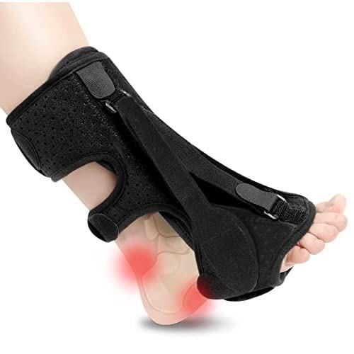 อัพเกรด Plantar Fasciitis Night Splint, Plantar Fasciitis Relief Brace, 3 สายรัดปรับได้ Plantar Fasc