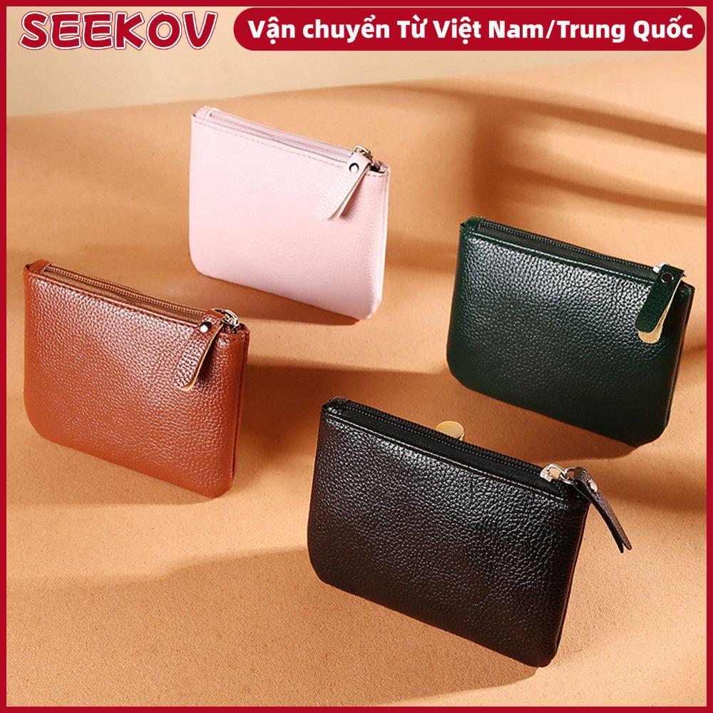 SEKOV Card Wallet บัตรเงินสด Matte PU Leather Coins Bag