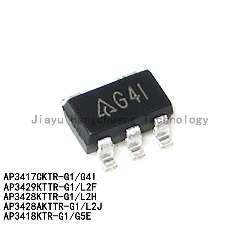 10PCS AP3417CKTR AP3429KT AP3248AKTTR AP3248KT AP3418KTR-G1 Silkscreen G4I L2F L2H L2J G5E23-5XWW IC