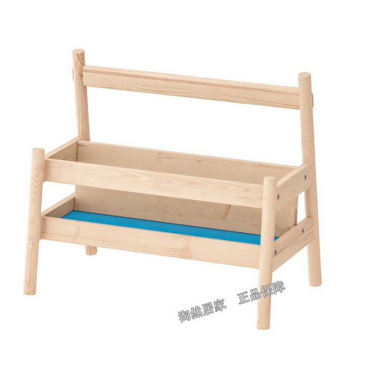 IKEA IKEA Foresat ชั้นวางหนังสือเด็ก ชั้นเก็บของ ชั้นวางเดสก์ท็อป ชั้นวางจัดระเบียบ ไม้เนื้อแข็ง สิ่