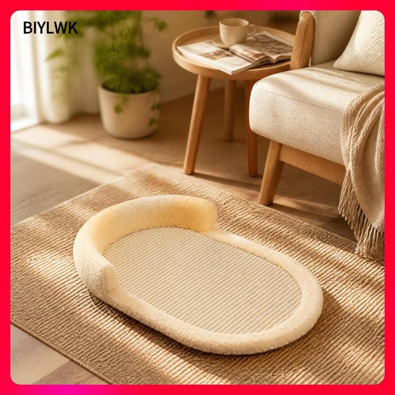 [Phenvo] Cat Scratcher Oval Cat Scratchable Beach Sofa Bed