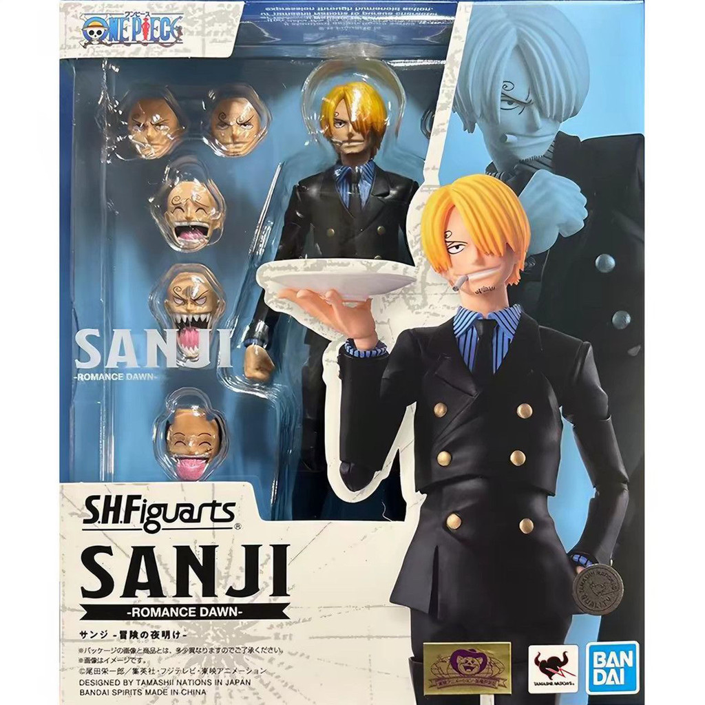 [จัดส่งรวดเร็ว] Bandai SHF One Piece One Piece Sanji Sanji Adventure Figure Model