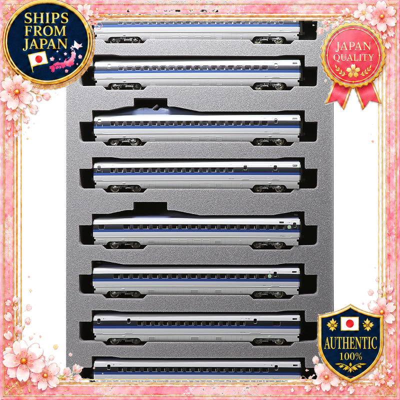 KATO N Scale 500 Series Shinkansen Nozomi 8-Car Add-On Set 10-1795