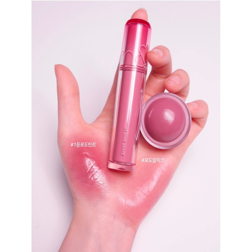 ลิปกลอส ลิปสติก ลิป ฮันนี่ ลิป ใช่! Romand Juice Water Gloss Lip Gloss Juice lastingtint รุ่นอัพเกรด