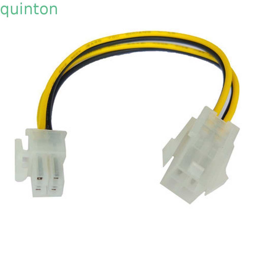 QUINTON PSU Extension Cable Power Adapter สําหรับ PC CPU ชายหญิง Power Lead Connector สายไฟ PSU Cabl