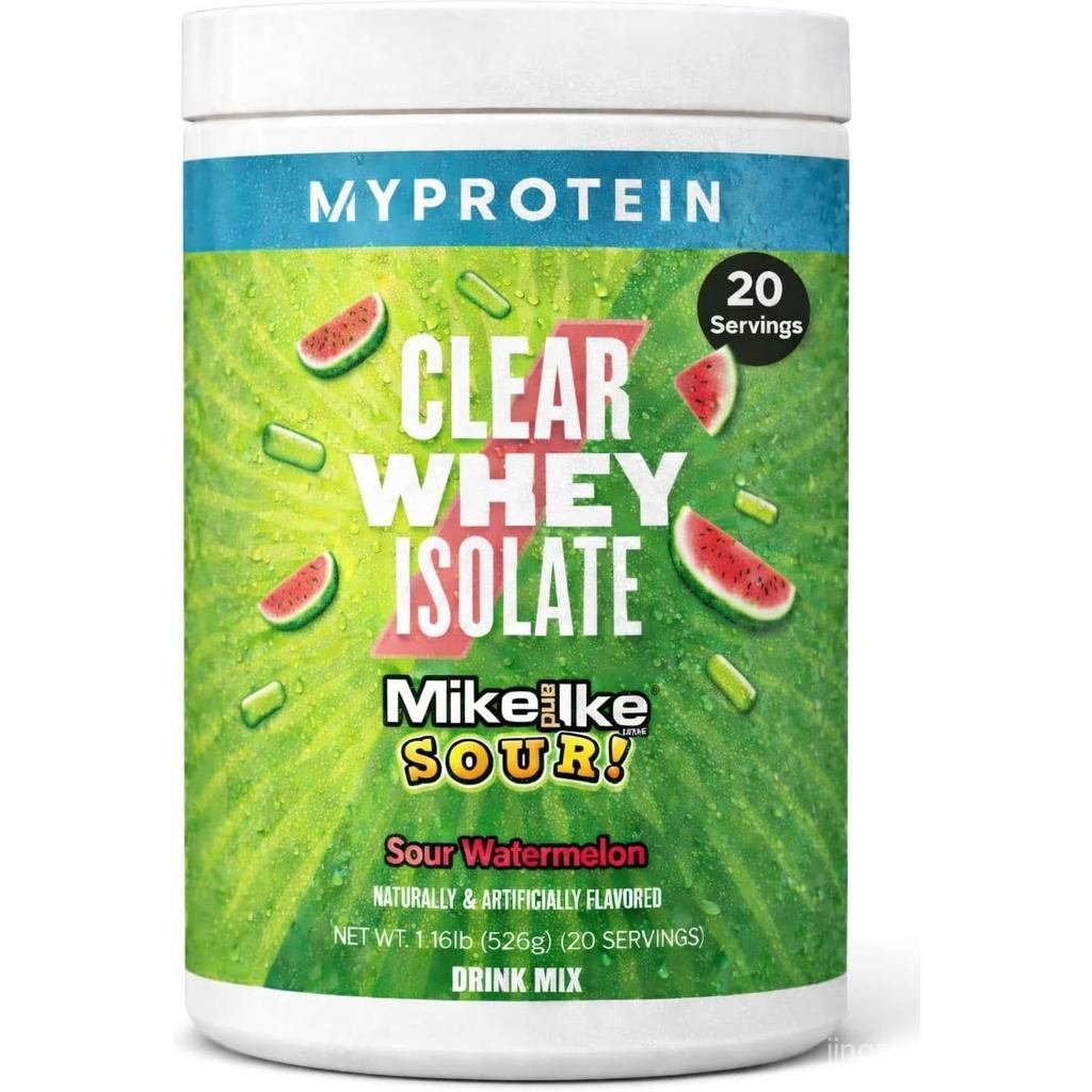 Myprotein Clear Whey Isolate Protein Powder 20 เสิร์ฟ (1.1 ปอนด์) y Mike และ IKE Sour Watermelon Dri