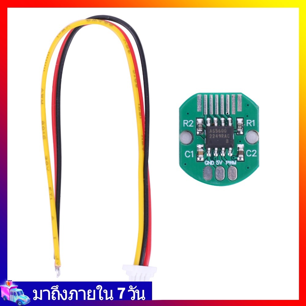 Superlegend8❦ AS5600 Magnetic Rotary Encoder ความแม่นยําสูง 12-Bit Absolute Value Encoder พร้อม 3-pi