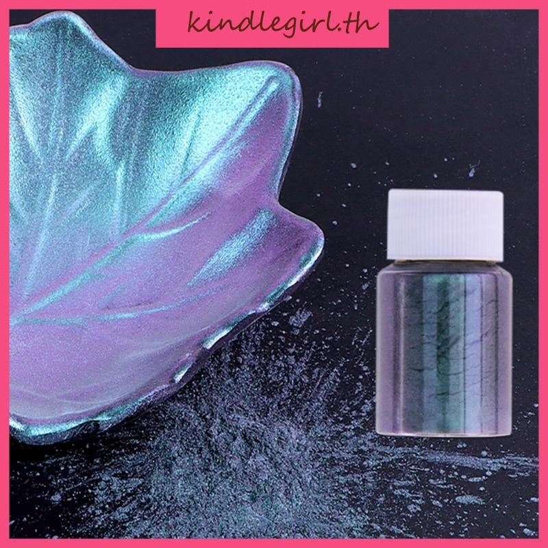 KING สี Shift Pigment Powder สําหรับเพ้นท์เล็บภาพวาดอีพ็อกซี่เรซิ่น Mica Powder
