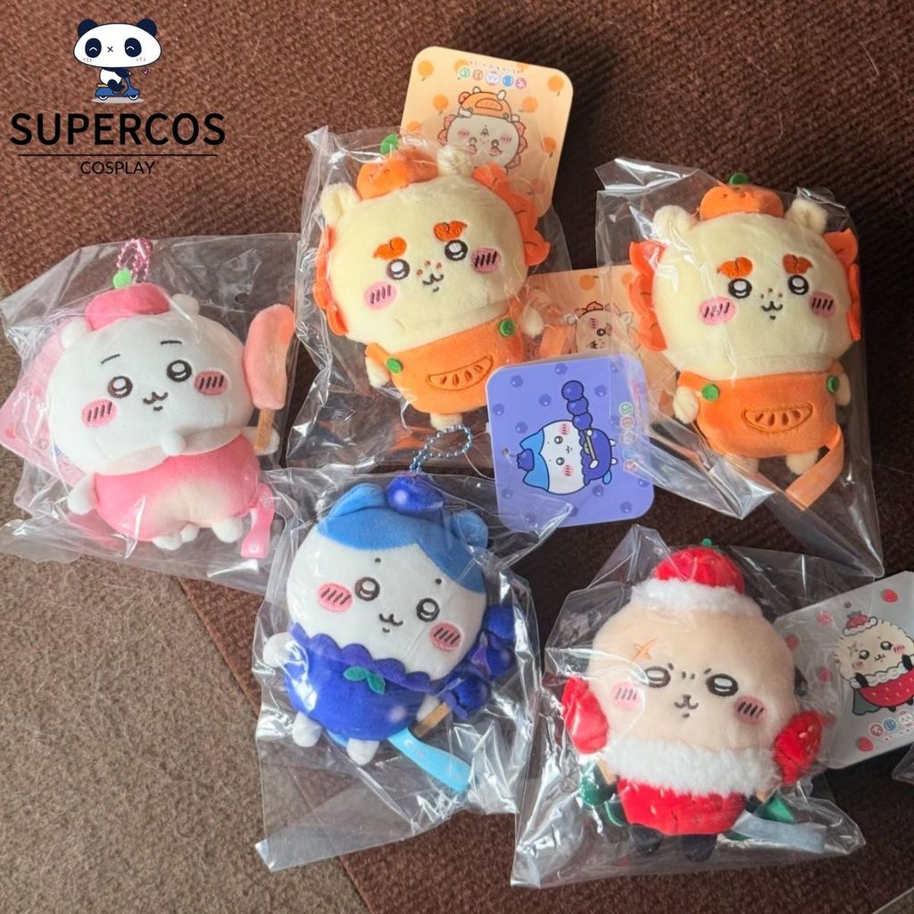 ผลไม้ Chikawa Plush Usagi Hachiware จี้ตุ๊กตาน่ารักของเล่นของขวัญ