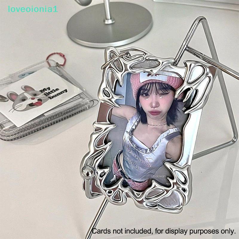 loveoionia1 Electroplated Premium Feeling Creative Card Holder K-POP Idol Card Holder