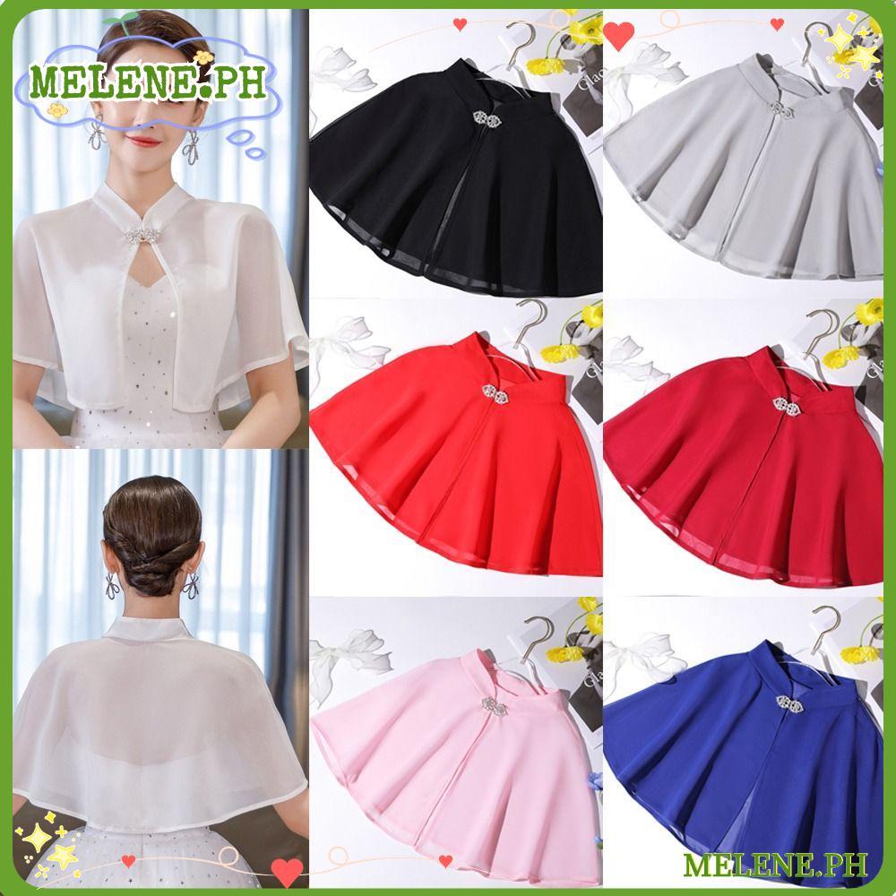 MELENE เจ้าสาว Cape Elegant Wedding Cloak Soft Cape อุปกรณ์จัดงานแต่งงาน Evening Prom Cape