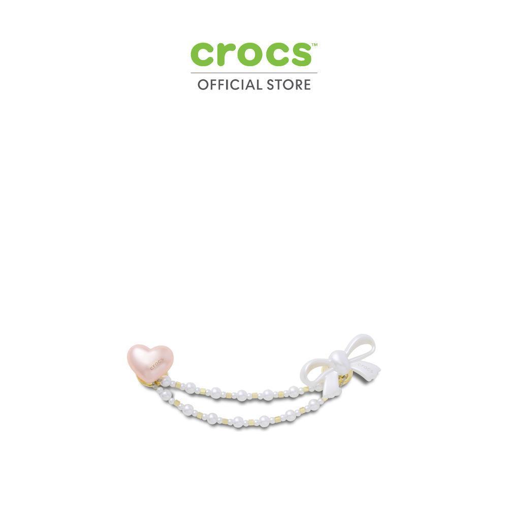 CROCS ตัวติดรองเท้า JIBBITZ™ HEART AND BOW CHAIN