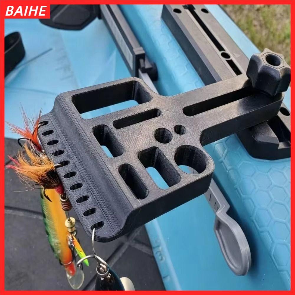 BAIHE T Slot กล่องเก็บ,พิมพ์ Rail Mount Kayak ตกปลาเกียร์,ทนทานพลาสติก Modular Design T Slot ใช้งานร