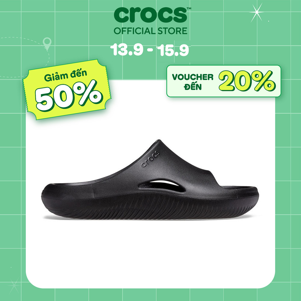 รองเท้าแตะ Crocs Mellow ทุกเพศ - สีดํา - 208392-001