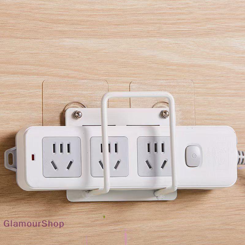 ผู้ถือเราเตอร์ติดผนัง WiFi Storage Braet ติดตั้งง่ายไม่เจาะ Power Soet Ra ชั้นวางหนังสือ