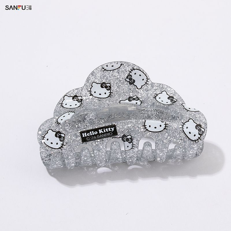 2026 สไตล์ใหม่ Sanfu Sanrio Katie Glitter Claw คลิปเดี่ยวน่ารัก Dreamy เครื่องประดับผมเครื่องประดับผ