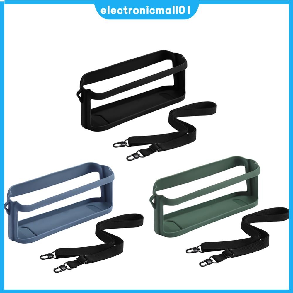 กระเป๋าถือซิลิโคน Anti-drop Bluetooth-ใช้งานร่วมกับลําโพง Anti Scratch พร้อมสายคล้องไหล่ใช้งานร่วมกั