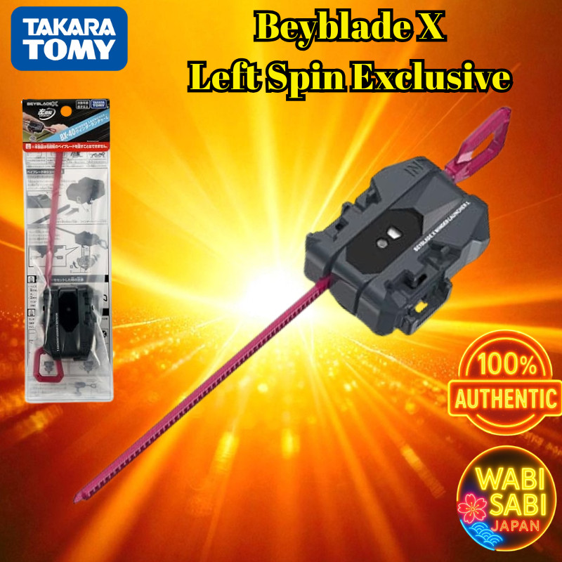 Takara Tomy Official Beyblade X BX-40 Winder Launcher L – Left Spin Beyblade Accessory