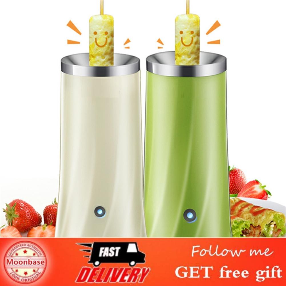 Moonbase Moonbase-th Automatic Eggs Roll Machine เครื่องทำลำไส้ไฟฟ้าที่บ้าน DIY Mini หม้อหุงไส้กรอกอ