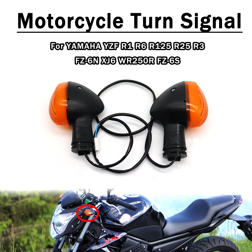 สําหรับ Yamaha YZF R1 R3 R6 R 15 25 125 MT25 YBR125 YBR250 WR250R WR250X รถจักรยานยนต์สัญญาณโคมไฟ LE