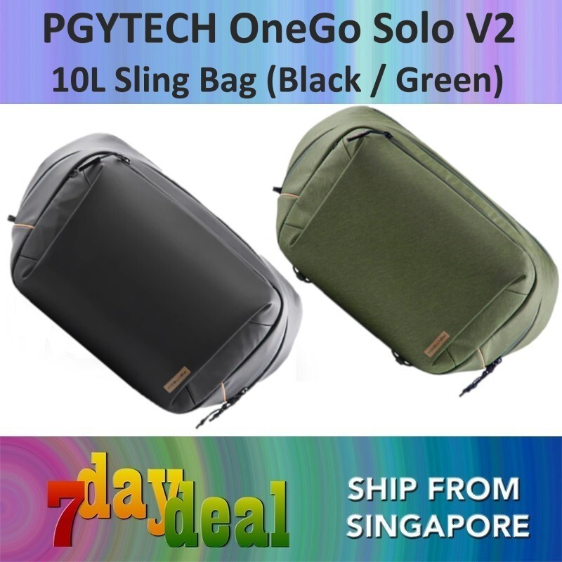 PGYTECH OneGo Solo Camera Sling Bag V2 10L สีดํา / GreenTH99 9LDS