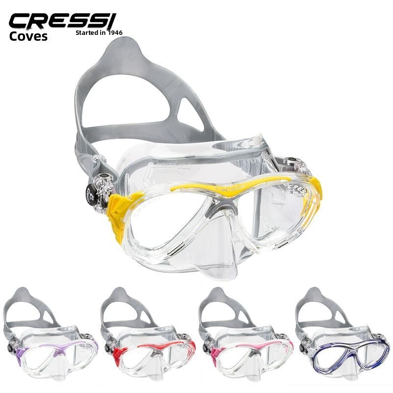 Italy CRESSI EYES EVOLUTION CRYSTAL Diving Mask Professional Deep Diving Lung Mask