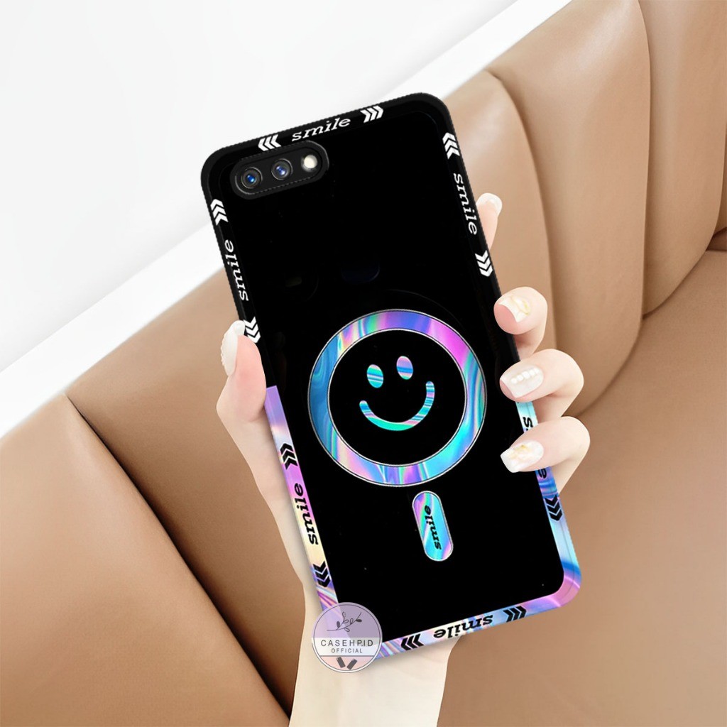 Oppo A5s A12 A11K A7 A3s A1K Realme C1 C2 Softcase Procamera ปลอกยางยืดหยุ่นหนาตัวป้องกันหลังมือถือ-