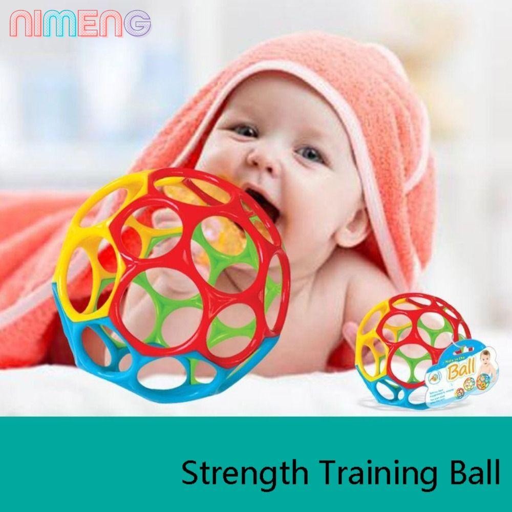 NIMENG Bright Starts Oball, BPA-Free Hole Strength Training Ball, อายุทารกแรกเกิดและขึ้น Easy-Grap R