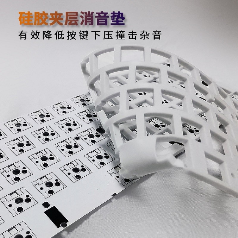 Heiji Snake dk68 ชุดคีย์บอร์ดแบบกําหนดเอง 68 คีย์ Hot Plug-In rgb Mute Mahjong Sound Gold แกนสีชมพู 