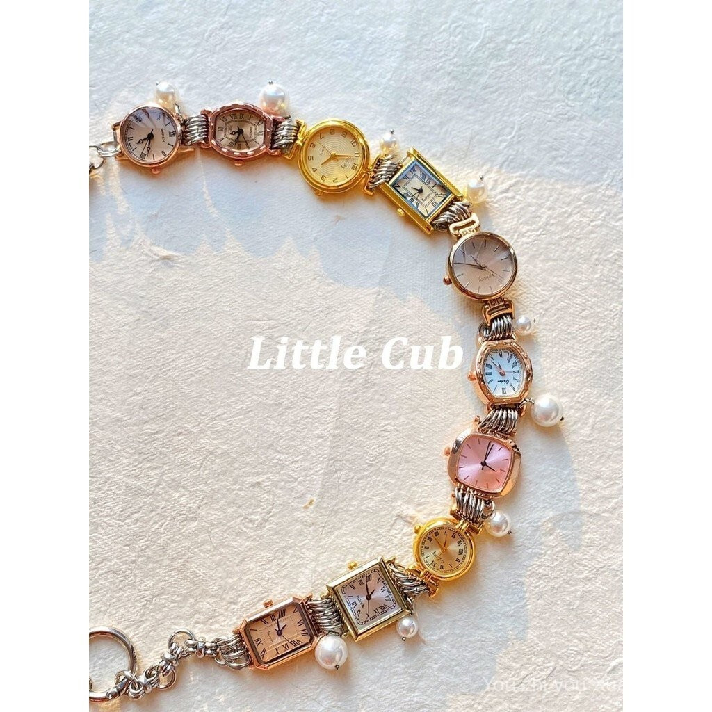 กระเป๋าโซ่คล้องไหล่ Chestnut Fox Yiying ทำเองด้วยมือ ออกแบบพิเศษพร้อมพวงมาลัยไข่มุก HT99