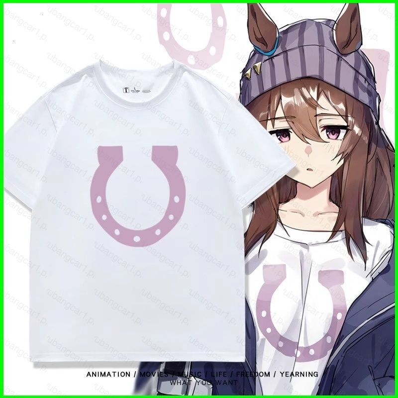 YB1 Umamusume Pretty Derby Nakayama Festa summer comfotable tee เสื้อยืดอะนิเมะแขนสั้น BY1
