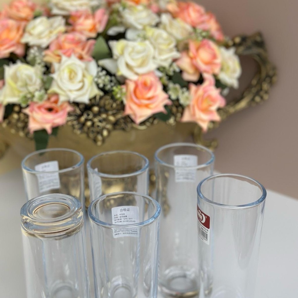 ชุดหลอดแก้วคริสตัลใส 6 ชิ้น 275มล (60164)