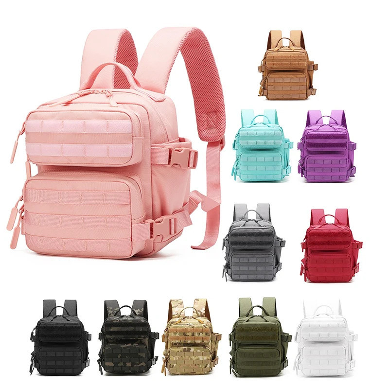 Mini ยุทธวิธี 9L กระเป๋าเป้สะพายหลังสำหรับชายและหญิง ใช้ได้ทั้งการออกกำลังกายและการเดินทางกลางแจ้ง
