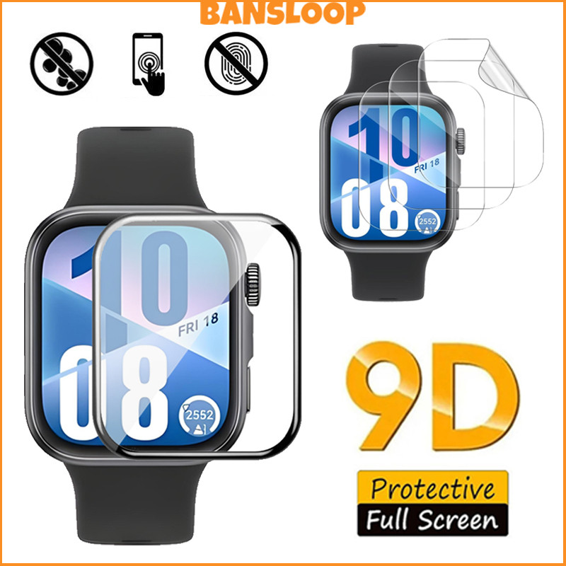 ฟิล์มแก้วนิรภัย 3D/ไฮโดรเจล TPU อ่อน for Huawei Watch Fit 5 4/5 4 Pro ตัวป้องกันหน้าจอ for Smartwatch Huawei Watch Fit 3