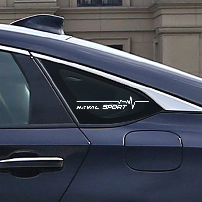 Harvard Big Dog H6 M6 F7 H9 Triangle Window Car Sticker Red Rabbit Side Window Decorative Sticker Fi