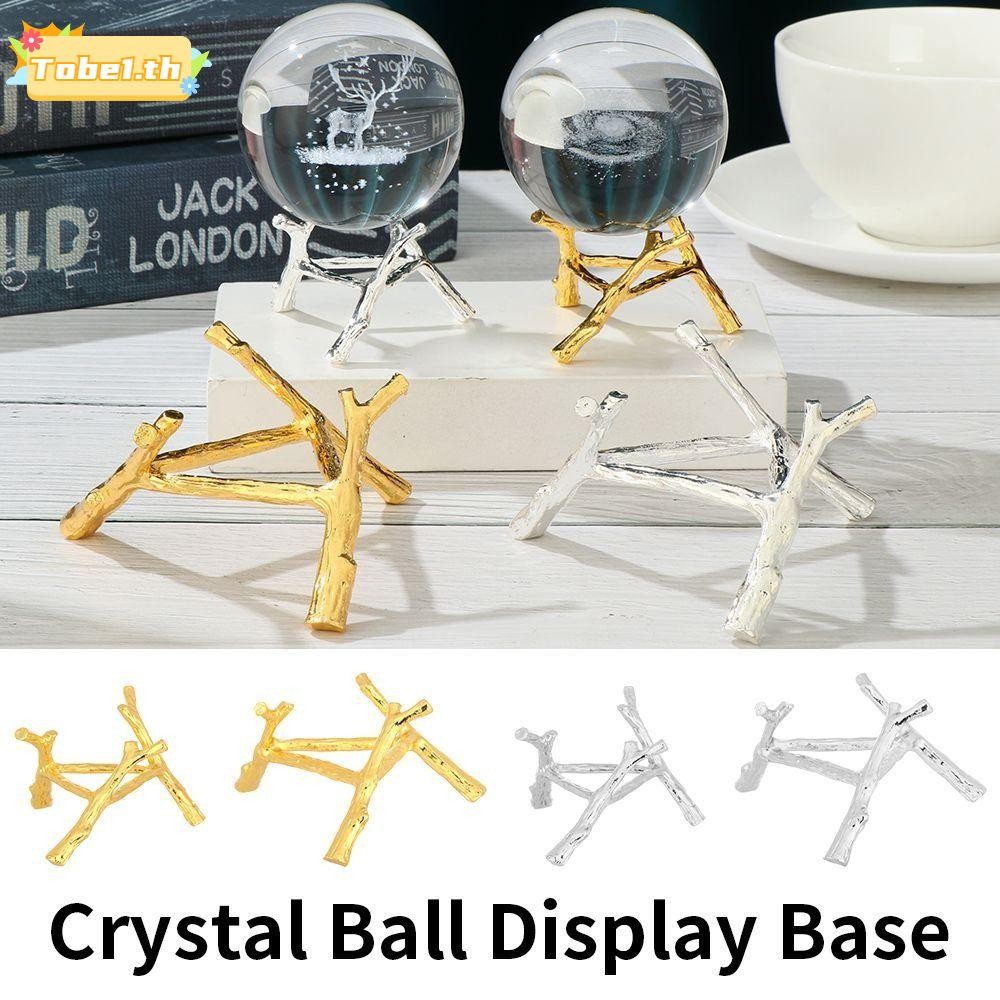 TOBE1 โลหะสาขาขาตั้งหัตถกรรมของขวัญโลหะ Creative Sphere Holder
