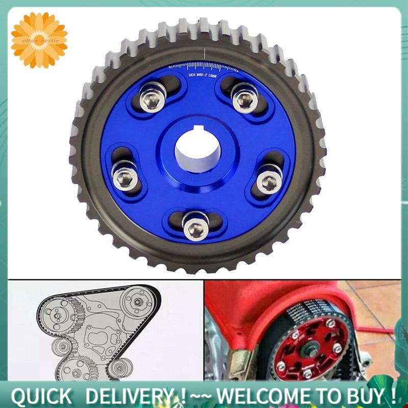 ปรับเกียร์ Cam Pulley Timing Gear สําหรับ D15 D16 SOHC D-SERIES 88-00 Del Sol 93-97 สีฟ้า