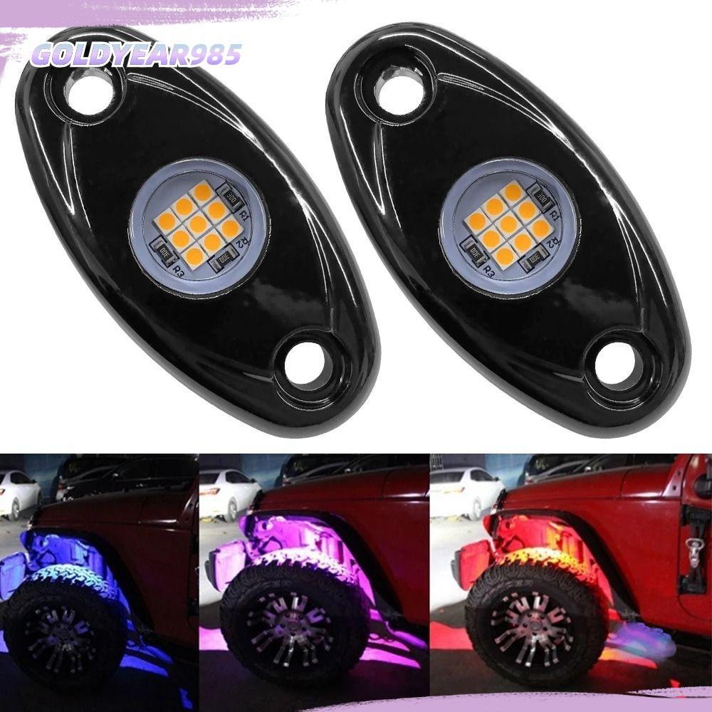 GOLDYEAR985 ไฟแชสซีรถทุกภูมิประเทศ,สีเดียวรถใต้ท้องไฟ LED,บรรยากาศแสงแชสซีเรือ-ถนนรถบรรทุกโคมไฟตกแต่