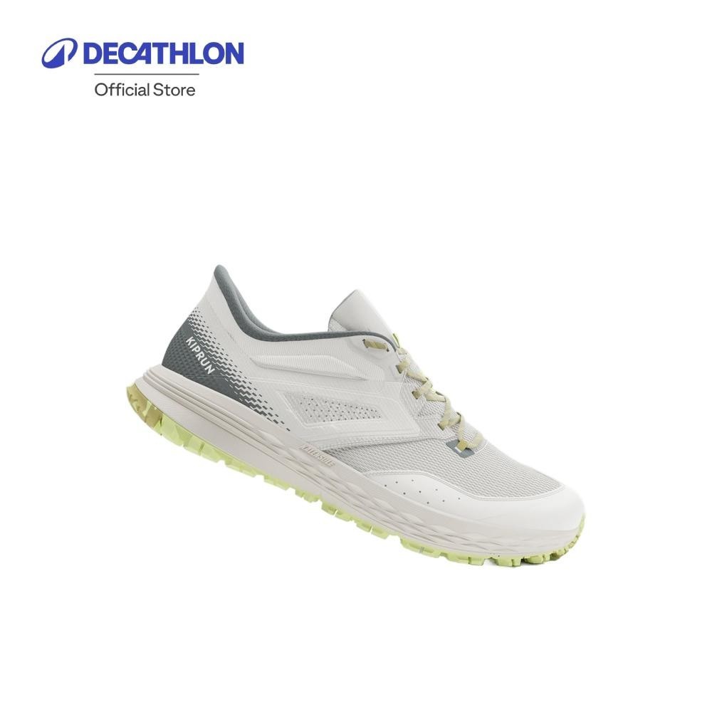 Decathlon Kiprun Tr2 Men'S Trail Running Shoes รองเท้าวิ่งเทรลสำหรับผู้ชาย รุ่น TR2 - Beige/Yellow