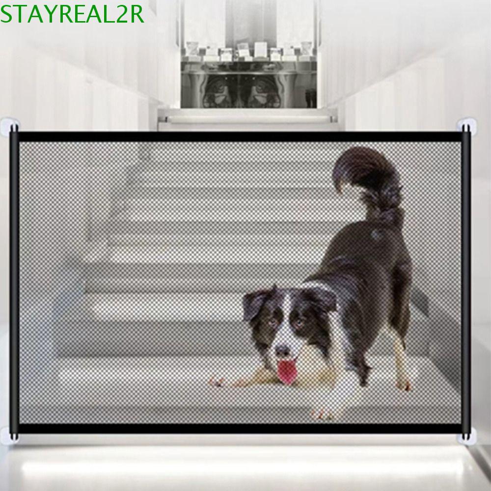 STAYREAL2R Pet Gate Safety มีประโยชน์กลางแจ้งผ้ากอซในร่ม Universal Safe Care ผลิตภัณฑ์รั้วป้องกันรั้