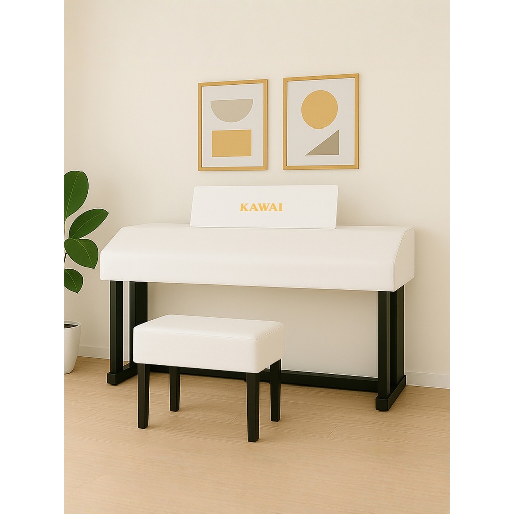 ผ้าคลุมเปียโนไฟฟ้า KAWAI KDP120 ป้องกันฝุ่นและน้ำ ไม่หลุดลอก