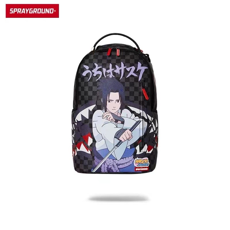 Naruto Joint SprayGround Anime Joint Backpack Male Cartoon Bag Female Student Bag ins