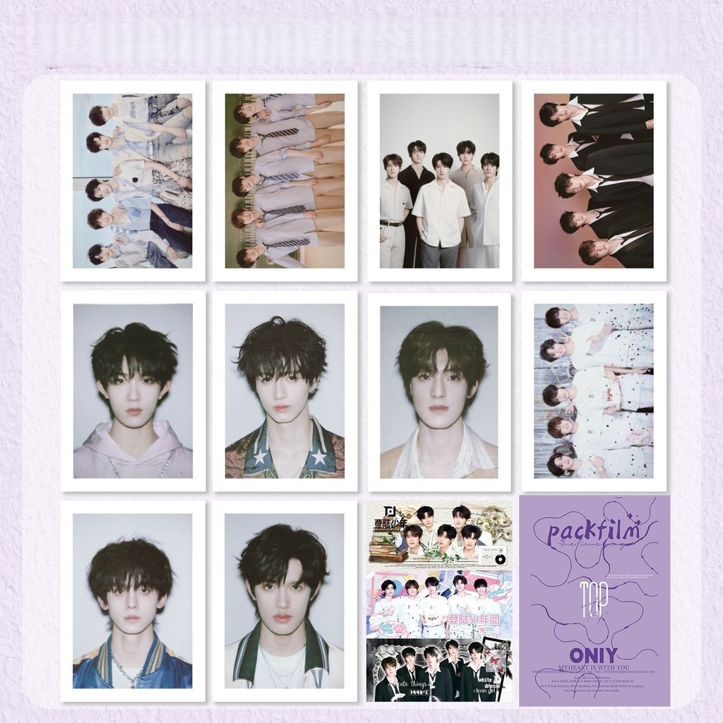 5-10pcs TF Family 3rd TP Packfilm Yeah I VS Justin Bieber Lomo การ์ด Zhu Zhixin Zhang Zeyu ภาพโปสการ