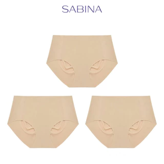 (Set 3 ชิ้น) Sabina ทรงบิกินี่ เอวต่ำ กางเกงใน ไร้ขอบ Seamless Fit Panty Zone รหัส NUZ24037 / NUZ25017 / (108)